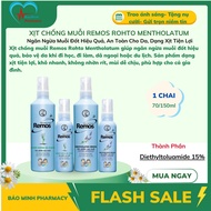 Remos Rohto Mentholatum Anti-Mosquito Spray – Effectively Prevents Mosquito Bites, Safe for Skin, Co