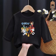 Cartoon Fashionable Fashionable Tops Long-Sleeved Baby Boys Children cod Fashion Bottoming Shirt Spr