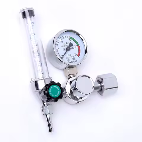 Argon Regulator 0-25Mpa Argon CO2 Mig Tig Flow Meter Gas Regulator Flowmeter Welding Weld Gauge Argo