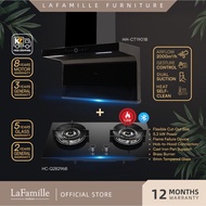 [FREE Shipping] Haier Build-in Cooker Hob HC-Q28296B and Hood Set HH-CT1901B with Bluetooth Hob Link