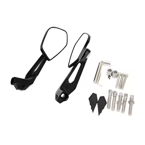 For BMW G310R G310GS 2016-2024 G650 G650GS G 310 G310 Motorcycle Rearview Mirror 360 Adjustable Hand