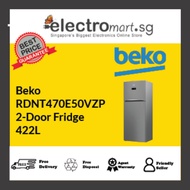 Beko RDNT470E50VZP 2-Door Fridge 422L