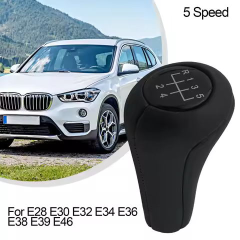 For BMW E28 E30 E32 E34 E36 E38 E39 E46 Gear Shift Knob Premium Material Front Placement X1 X3 Z1 Z3