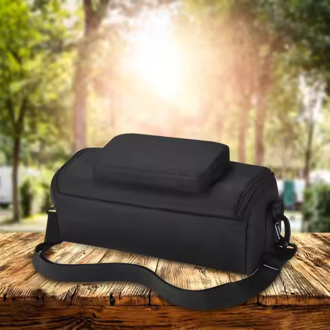 Portable Audio Protective Case Dustproof Travel Carrying Storage Bags Scratch-resistant with Sholder