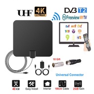Aerial Digital Antenna UHF Indoor Built-in Booster 50 Miles @ 80km For MYTV Myfreeview