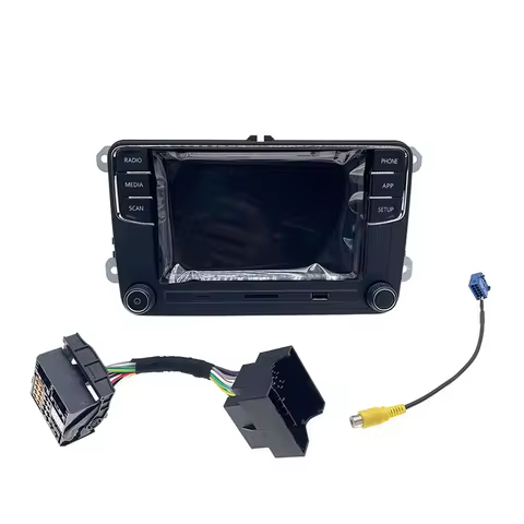 RCD330 Carplay RCD360 MIB Auto Radio desay button switch for Octavia A5 fabia