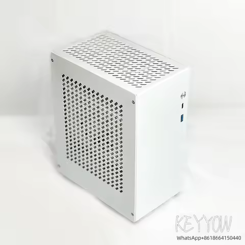 M24pro ITX Mini Portable Side Transparent A4 Handheld Case, Small 1Uflex Power Exclusive Display Cas