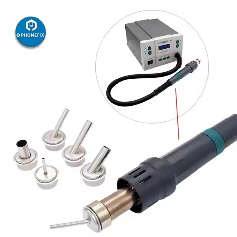 QUICK 861DW Hot Air Gun Nozzles Set 3/4/5/7/8/10/12mm Wind Mouth Sleeves For QUICK 861DW Rework Stat
