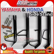Yamaha HONDA Side Stand Standard &amp; Extra Long Motorcycle EX5 LC135 Y15ZR RXZ WAVE Sport Raider Long Iron Edge Stick
