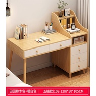 เข้าใหม่ โต๊ะ โต๊ะทำงาน โต๊ะมีลิ้นชัก แถมชั้นวางหนังสือด้านข้าง โต๊ะคอมพิวเตอร์ โต๊ะพร้อมชั้นวางของ+