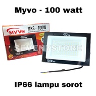 Myvo Lampu Sorot IP66 Tahan Cuaca Flood Light Lampu Tembak/Lampu Sorot MYVO 30 100 Watt Cahaya Putih