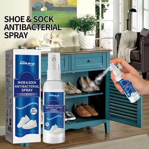 South Moon Shoes Deodorization Spray Antibacterial Antiperspirant Relieve Foot Tinea Beriberi Refres