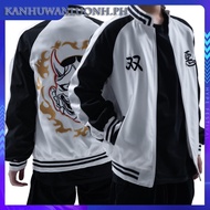 HOLOUN Anime Tokyo Revengers Nahoya Kawata Cosplay Costume Smiley Double Evil Jacket Embroidered
