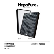Philips FY3433 / FY3432 / AC3256 / AC3259 Compatible Combined HEPA &amp; Carbon Filter [HepaPure]