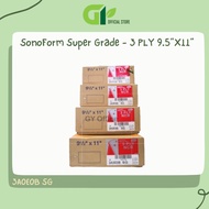 [GY Office] SonoForm Super Grade - 3 PLY 9.5"X11" 3A0E0B SG