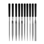 GENUG Steel Needle Files Tool for Precise Filing in Woodworking Metalworking Sculpting