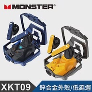 MONSTER 鋅合金鏤空造型真無線藍牙耳機(XKT09) 藍色