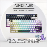 [Ready Stock] Yunzii AL80 75% Aluminium Full Kit Custom Mechanical Keyboard