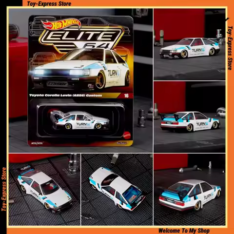 Hot Wheels 2025 Elite 64 Children Toys Hotwheels 1:64 Car Model Boys Kids Toys Toyota Corolla Levin 