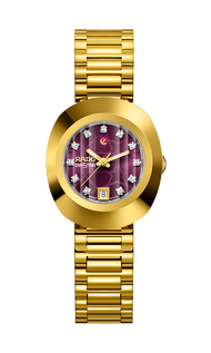 RADO Diastar Original นาฬิกาข้อมือ Automatic รุ่น R12416573 (พลอย 11 เม็ด, หน้าปัดสีม่วง ลายดวงดาว ขนาด 27.3 mm.)