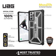 UAG Monarch Series Phone Case for Samsung Galaxy Note 20 Ultra with Military Drop Protective Case Cover - Silver