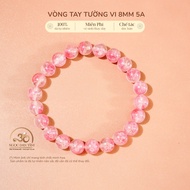 Ngoc Dan Tam - Tuong Vi Bracelet 8mm 5A - Fire Element & Earth Element