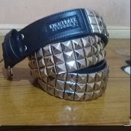 Eightball pyramid 3row belt punk belt / spike belt