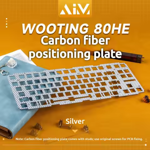 BONE80 Custom Mechanical Keyboard Kit Wooting80HE FR4 Gold Plate Sound Dampen Foam Game Magnetic Swi