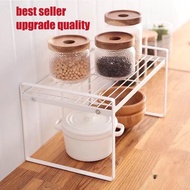 Ready Stock Kitchen Rack/Stackable Kitchen Rack/Kitchen Organizer/Shelf Storage Rack/Simple Spice Ra