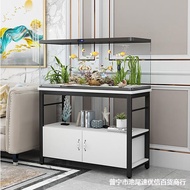 QM🏅Yi Fish Tank Cabinet Fish Tank Rack Metal Household Living Room Aquarium Base Cabinet Aquarium Small Fish Tank Base C