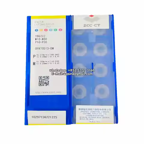 10Pcs ZCC CT Milling Insert OFKT05T3-DM SPKT1204EDR SPUN0903/1203-08/12 TPMR110308 TPUN220408 YBG20/