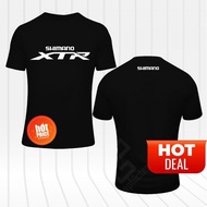 NEW Dri-Fit Shimano XTR Bicycle Disc Break Groupset Logo Cycling T Shirt Microfiber 160 GSM SS Short