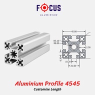 4545 ALUMINIUM PROFILE 4545 45x45 [ CUSTOMIZE LENGTH ]