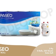 Paseo Elegant Toilet Tissue 300Sheet 8Roll / Pack