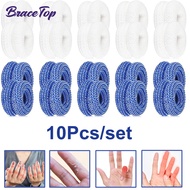 10Pcs Sports Sports Tubular Bandage Finger Roll, Finger Toe Sleeves, Thumb Protector, Fingertips Protective, Cushion, Moisture Wicking