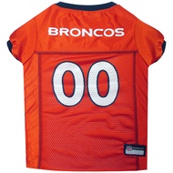 NFL Denver Broncos Dog Jersey, Size: Small. Best Football Jersey Costume for Dogs & Cats. Licensed J