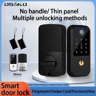 [Same Day Delivery] Indoor Stay Lock Electronic Door Lock Household Anti-theft Door Entrance Door Quick Identification Fingerprint Lock Combination