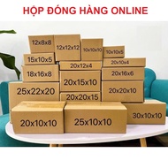 10 Anh Vu packing carton boxes, 3-layer corrugated B packing paper boxes, multi-sized packing carton