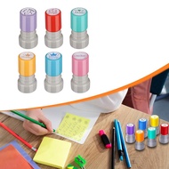 [tenlzsp0bc] 6x Teacher Stamps Compact Cute Encouraging Portable Classroom Stampers Office Stationer
