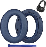 WH-XB910N Ear Pads Noise Isolation Memory Foam, Headphone Covers, Ear Pads Compatible with Sony WH-XB910N Wired＆Wireless Over Ear Headphones(Blue)