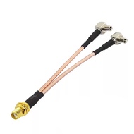 Pigtail TS9 to RP SMA RPSMA Male Female Kabel Pigtail TS9 Ke SMA Female Konektor RF Adapter Pigtail 