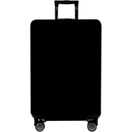 WUJIAONIAO Travel Luggage Cover Baggage Suitcase Cover Protector Skins 18-32 Inch (Pure Black, L (fo