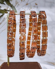 【橙石榴石手排】芬達石 錳鋁榴石 水晶手排 一物一拍