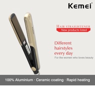 เครื่องหนีบผม Kemei เครื่องหนีบผมไฟฟ้า หนีบผม ทำผมตรงสวยเป็นธรรมชาติ ที่หนีบผม ที่หนีบผมตรง เครื่องร