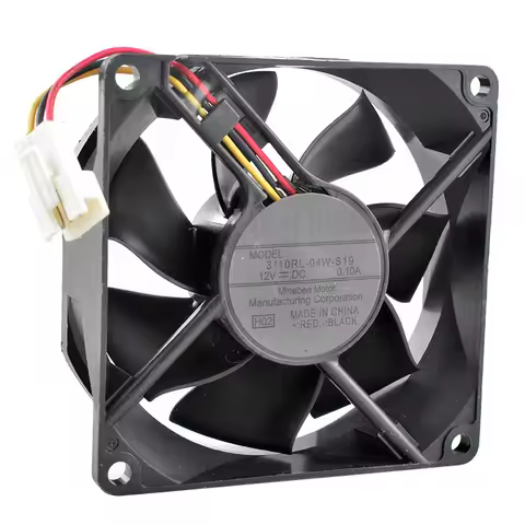 8cm 80mm Cooling Fan 80x80x25mm DC12V 0.10A 3pin Quiet Fan for TH-42PV8C TH-42PZ80C TV - 3110RL-04W-
