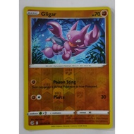 Gligar - 140/264 - Common Reverse Holo (Sword & Shield: Fusion Strike Reverse Holo Singles) [Near Mi