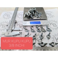 BUTTERFLY NUT 3/8 WING NUT 3/8