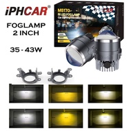 M5170 IPHCAR biled Foglamp Fog lamp Fog lamp 2 inch 2" LED laser 3 colors 3 colors universal car Zen