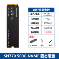 WD SN770 500G 1T โซลิดสเตทไดรฟ์เดสก์ท็อปแล็ปท็อป2T PCIe ดิจิตอลตะวันตก4.0 SSD โซลิดสเตทไดรฟ์ภายใน
