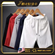 MAVIDO CHASE Men Casual Shorts Plus Size Drawstring Short Pants Gym Home Comfortable Seluar Pendek L